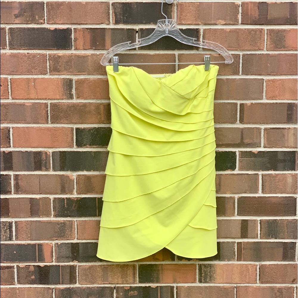 Bright Yellow Mini Dress